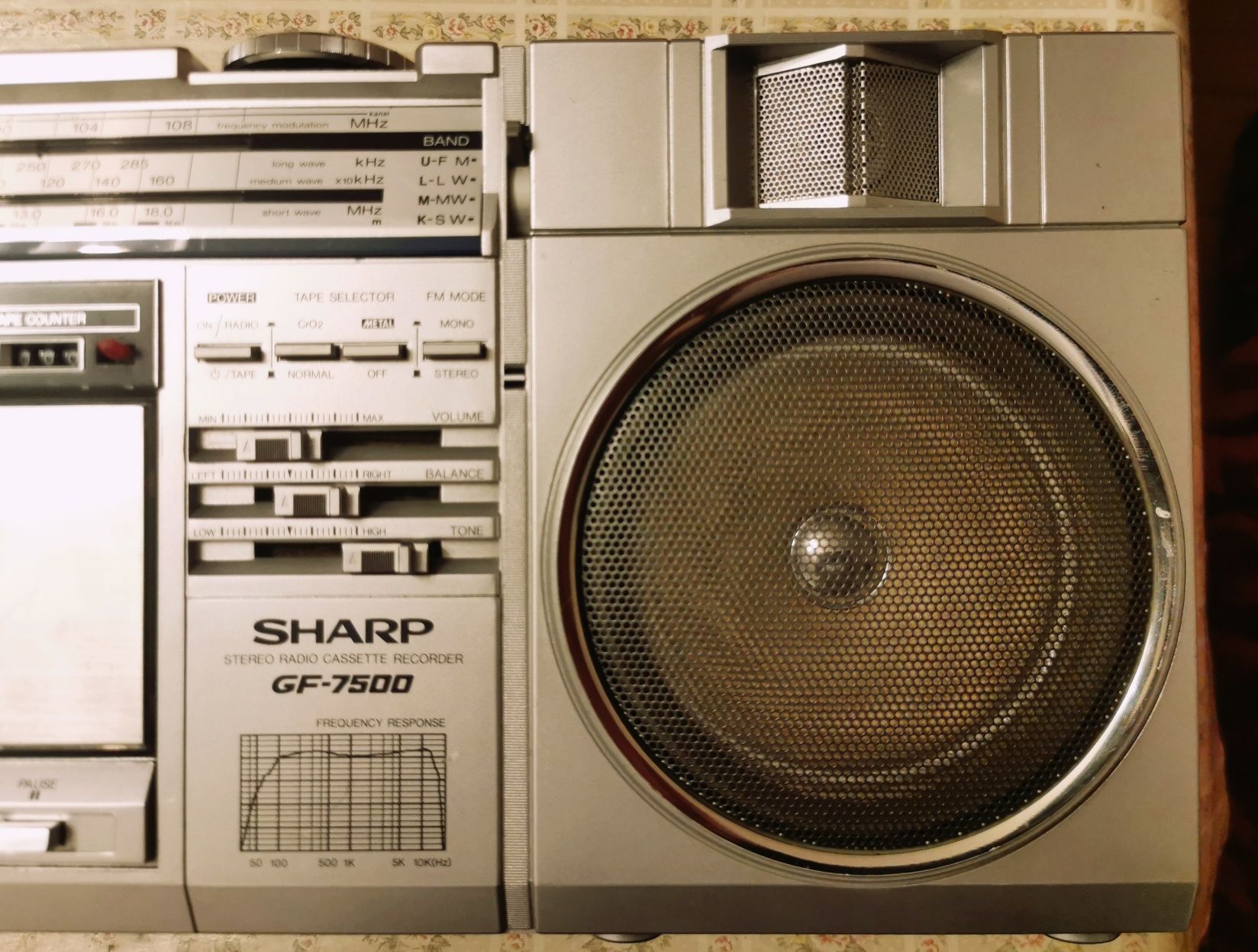 SHARP GF-7500 (радиокасетофон касетофон радио касетофон)