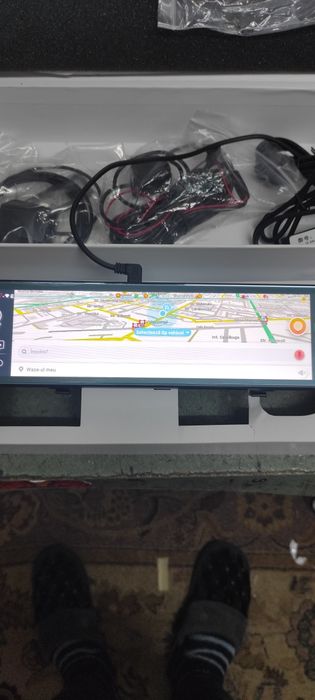 Oglindă auto cu Android 2GB/32GB 4G GPS DVR ecran 12inchi