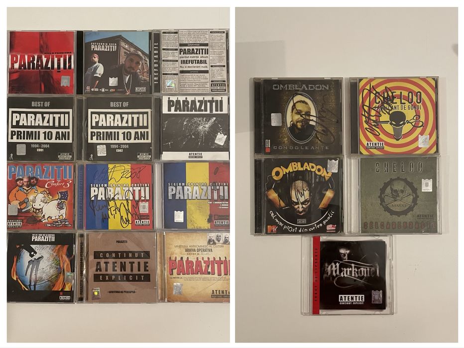 Parazitii - CD-uri, casete, Tricouri, Postere (toate originale)