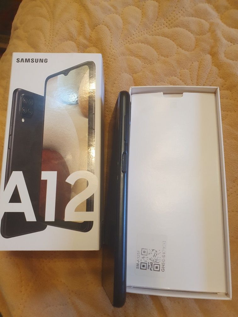 Samsung A12 Stare fost bună+Husă  Preț FIX