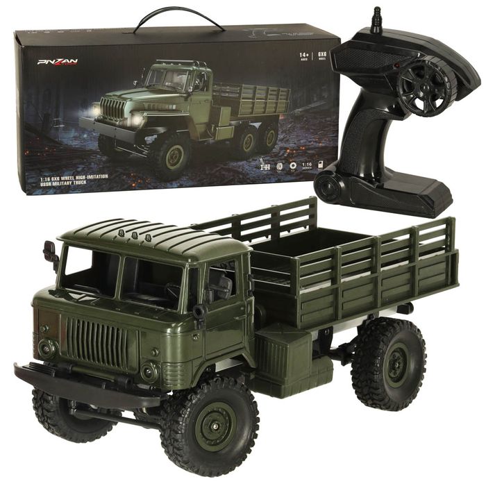 Masina militara cu telecomanda RC Off-Road 4WD 1:16 RTR