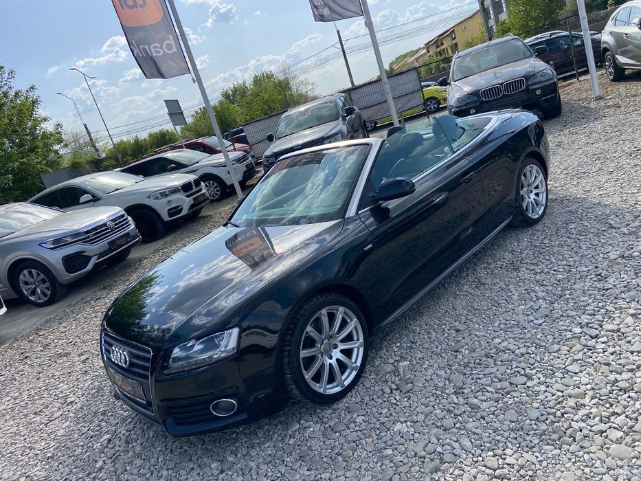 Audi A5 2.0 Cabrio S-Line Automat Posibilitate Rate Fara Avans, Schimburi Auto