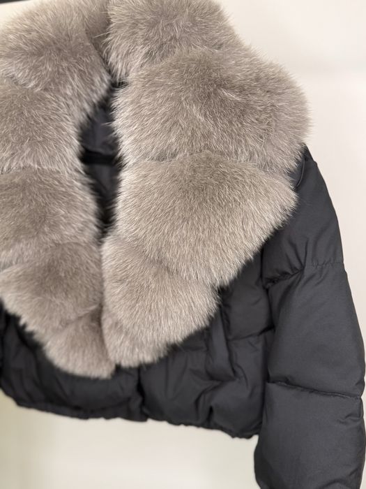 Ново Дамско яке с ествен косъм лисица  2025