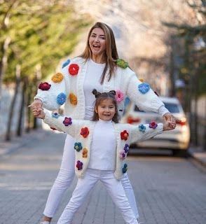 Cardigan cu flori