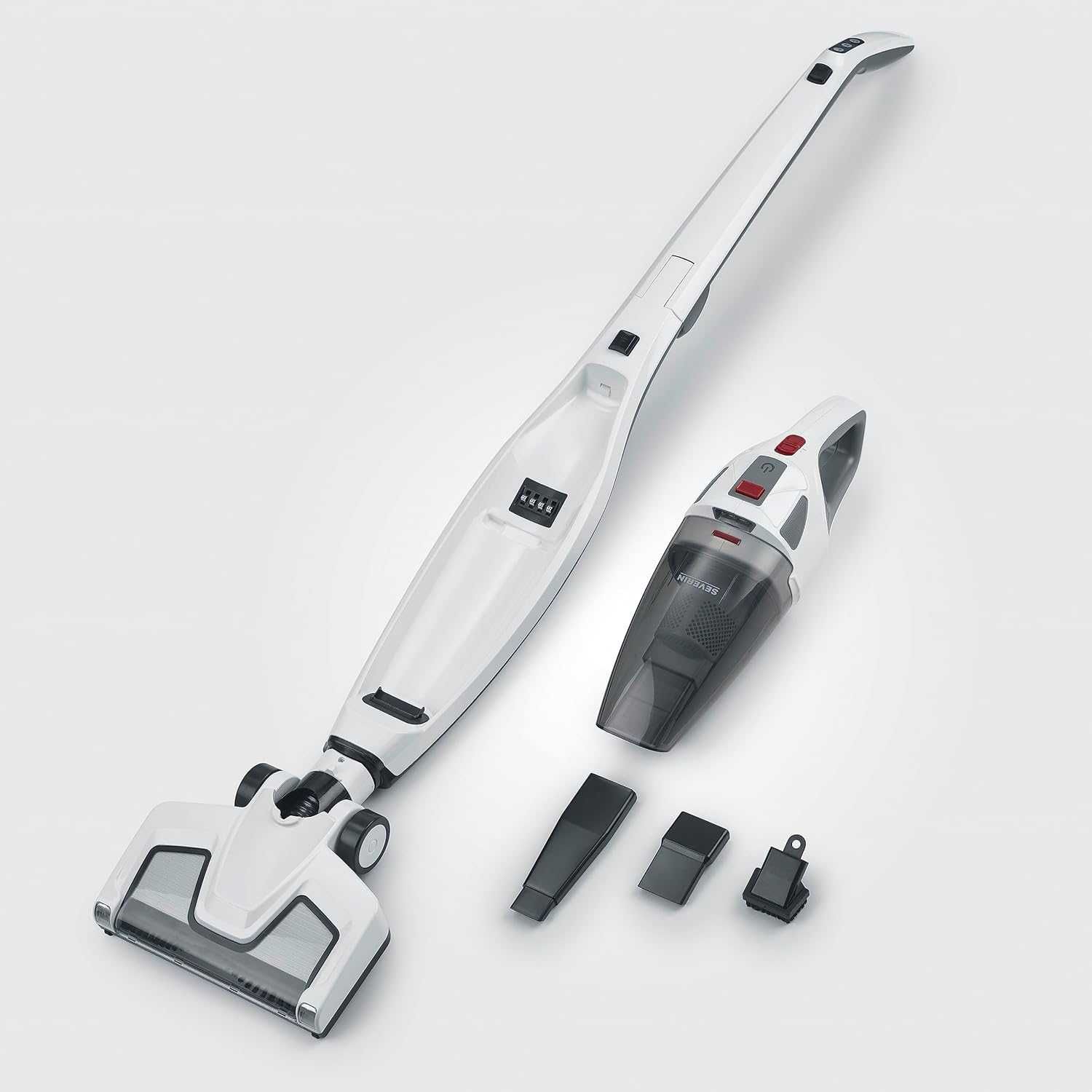 Вертикална прахосмукачка Severin 2в1 Flex HV7173 с мини турбо четка