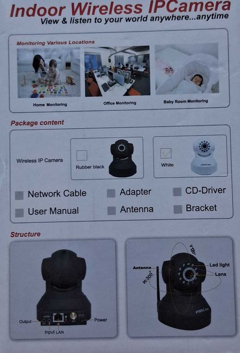 Foscam camera fi8918wireless, night vision