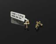 Cercei aur 14k 1.01gr