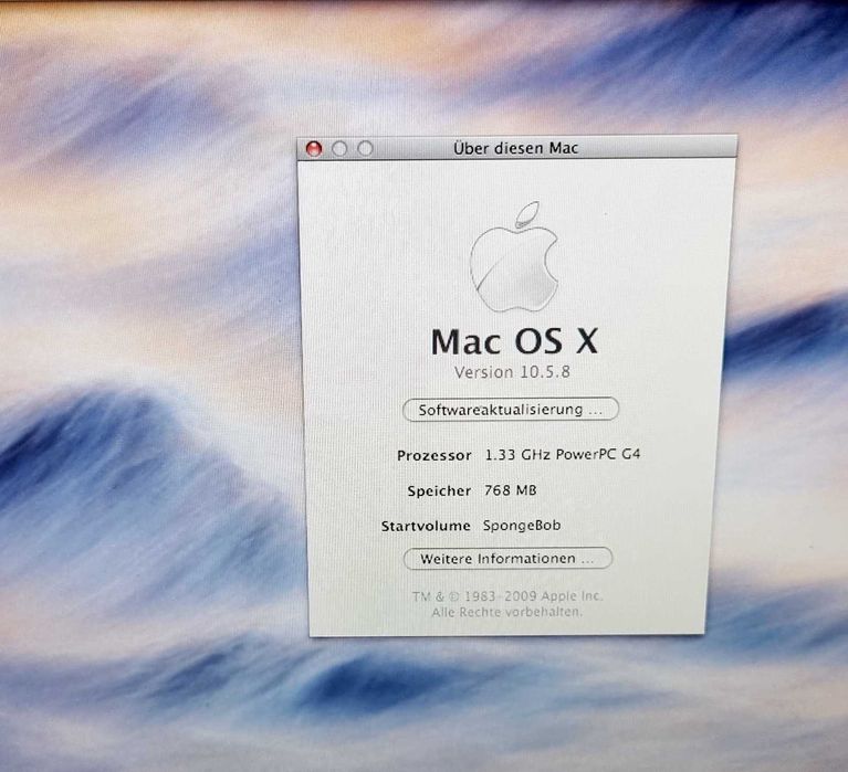 Laptop de colectie - Apple A1055 - 2003 - functional-instalat