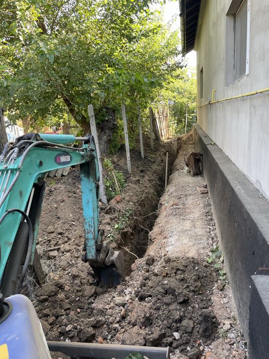 MINIEXCAVATOR spatii inguste, mini buldo excavator miniescavator