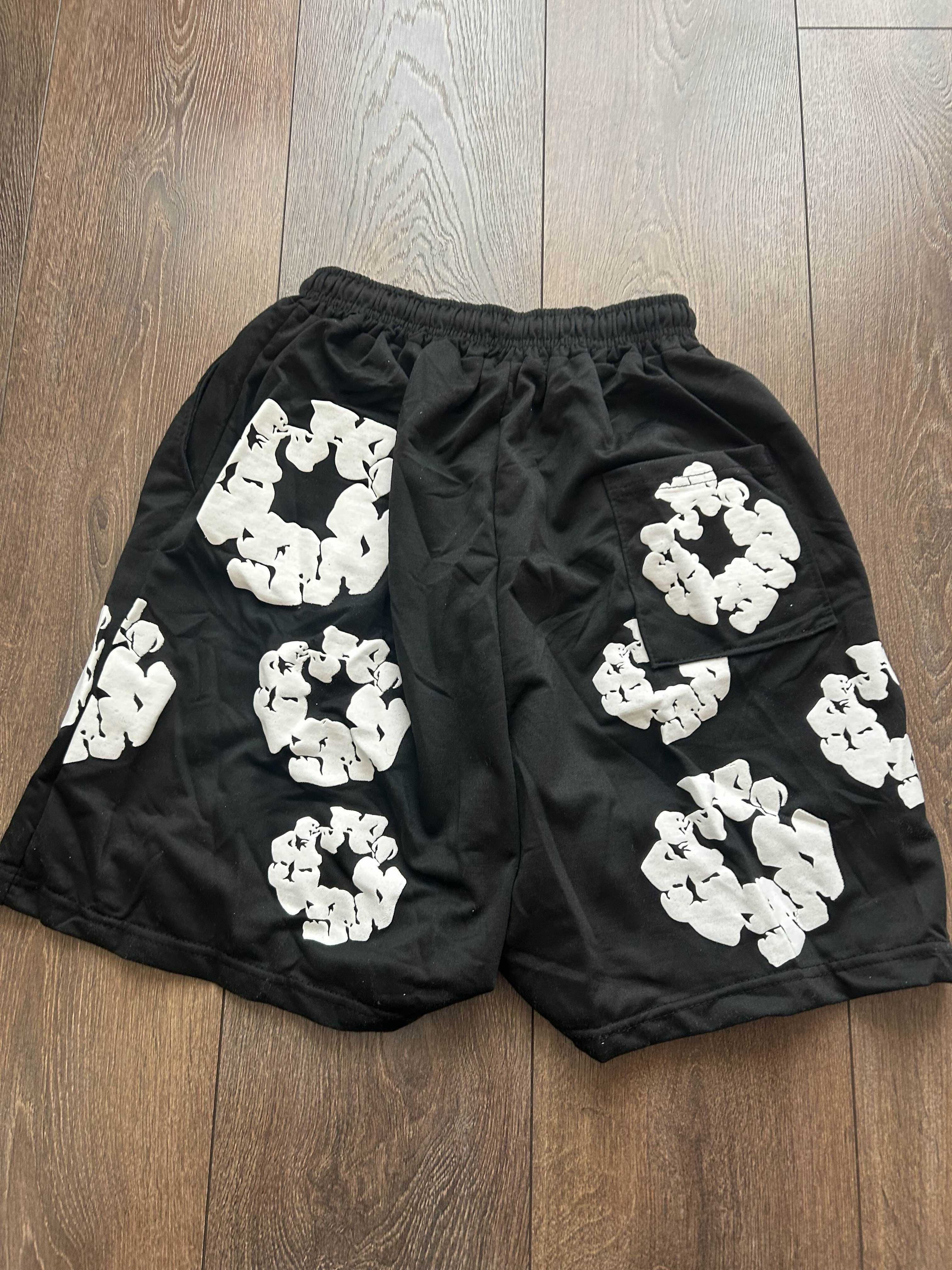 denim tears shorts black and white Размер Л