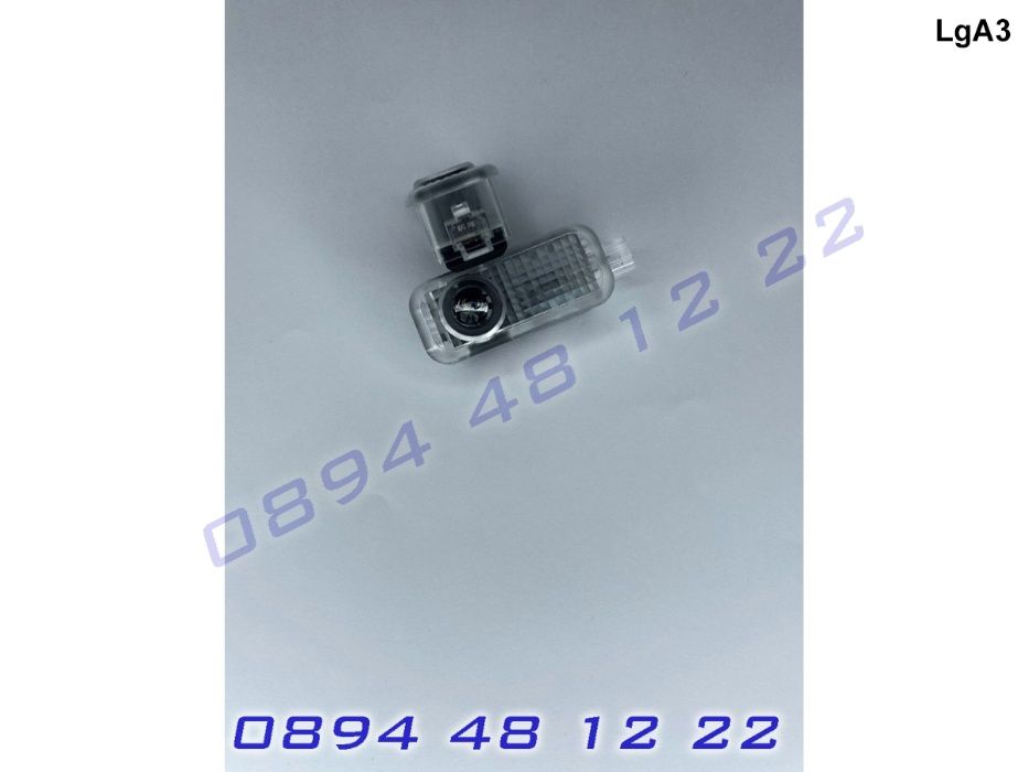 LED ЛЕД Светещо Лого Проектор Врата Автомобил Кола Проектори Ауди Audi