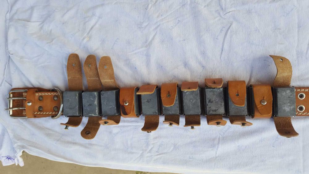 Шлейка и ошейник со съемными утяжелителями