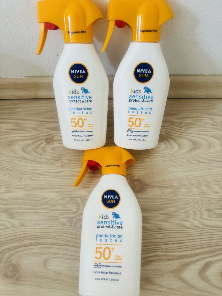 nivea sun 50+ lotiune plaje nou