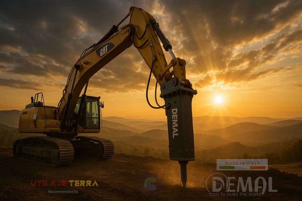 Picon Hidraulic Heavy-Duty pentru JCB 3CX/4CX - CAT 428 – Forță Maximă