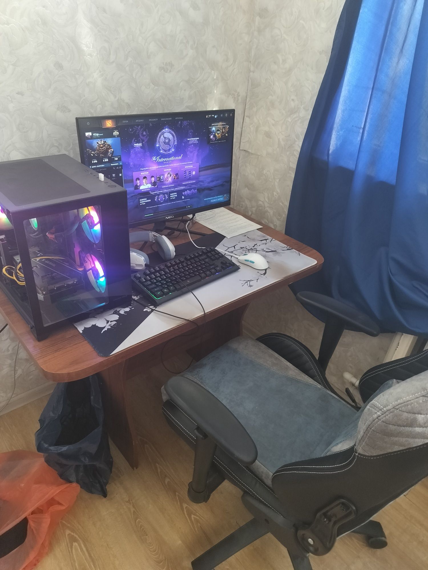 Игровой компьютер в комплекте
