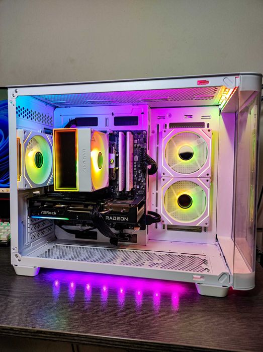 Нов! Ryzen 7 5700X, RX 9060 XT 16GB, 32GB RAM, 1TB SSD NVMe
