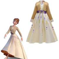 Rochie/rochita printesa Anna Frozen 2 cu bolero