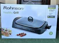 Gratar electric, , Rohnson, R2505, 2000W, capac din sticla, negru