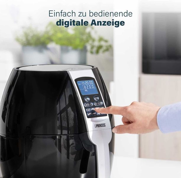 ПРОМО 2г Гаранция Нов Фритюрник с Горещ Въздух Еър Фраер Princess 3.2л