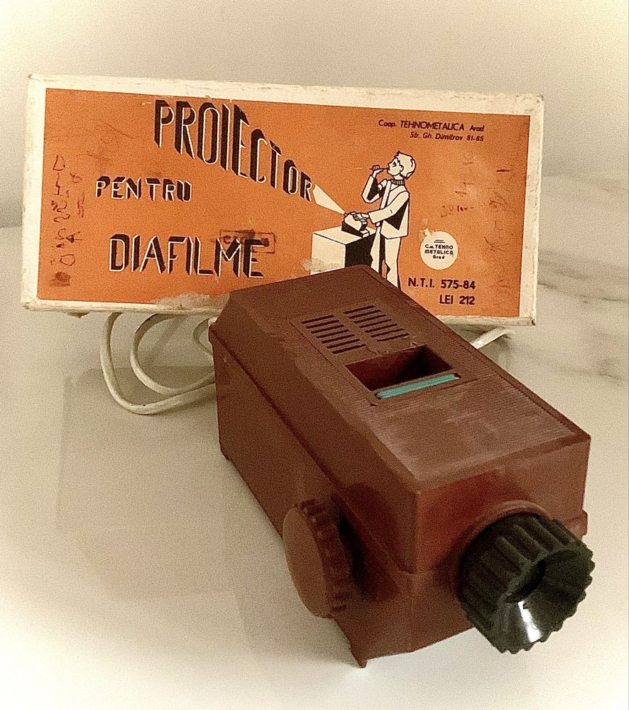 Diafilme + aparate proiectie diapozitive animate copii proiector basme