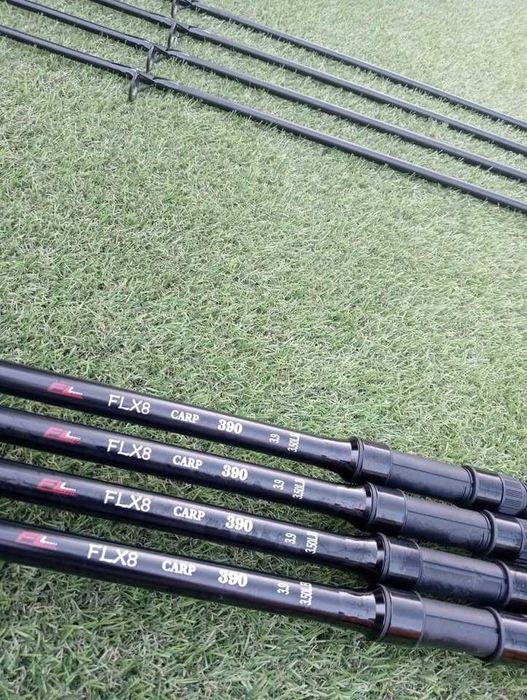 SET 4 LANSETE CRAP FL FLX8 3.90M 2 segmente 3.5LBS