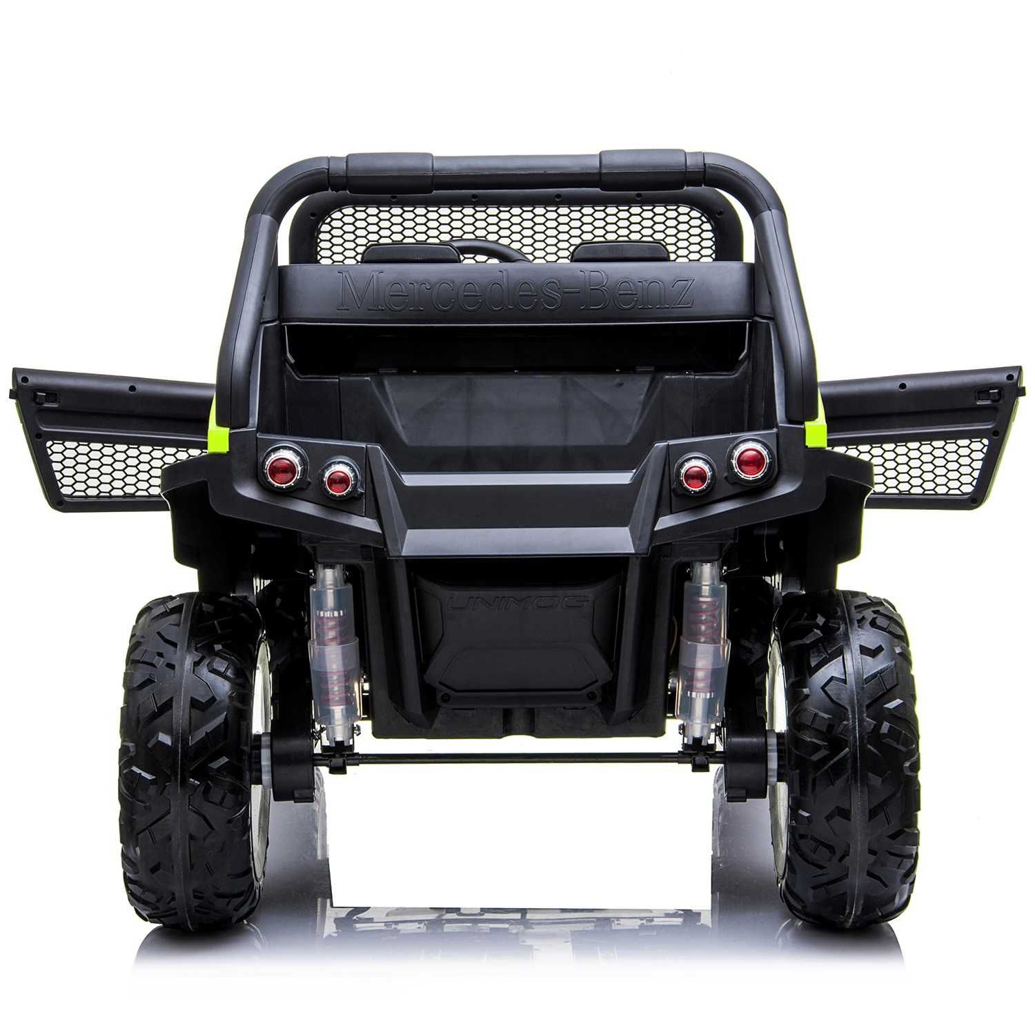 Masinuta electrica pentru 2 copii Mercedes UNIMOG 4x35W PREMIUM #Green