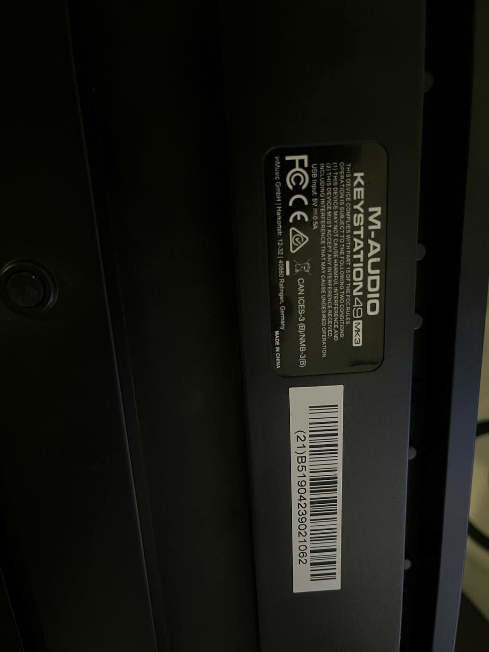 Миди клавиатура Keystation 49 MK3