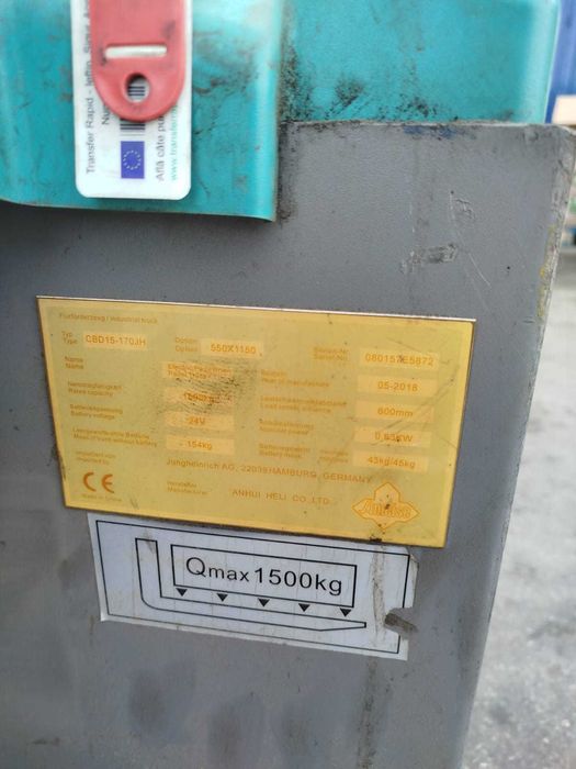 Pers jurid vinde transpaleta electricA AMEISE producator JUNGHEINRICH