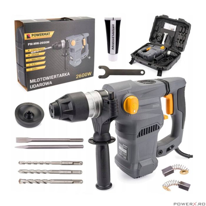 Ciocan rotopercutor 5.5J, 2600 W, Powermat