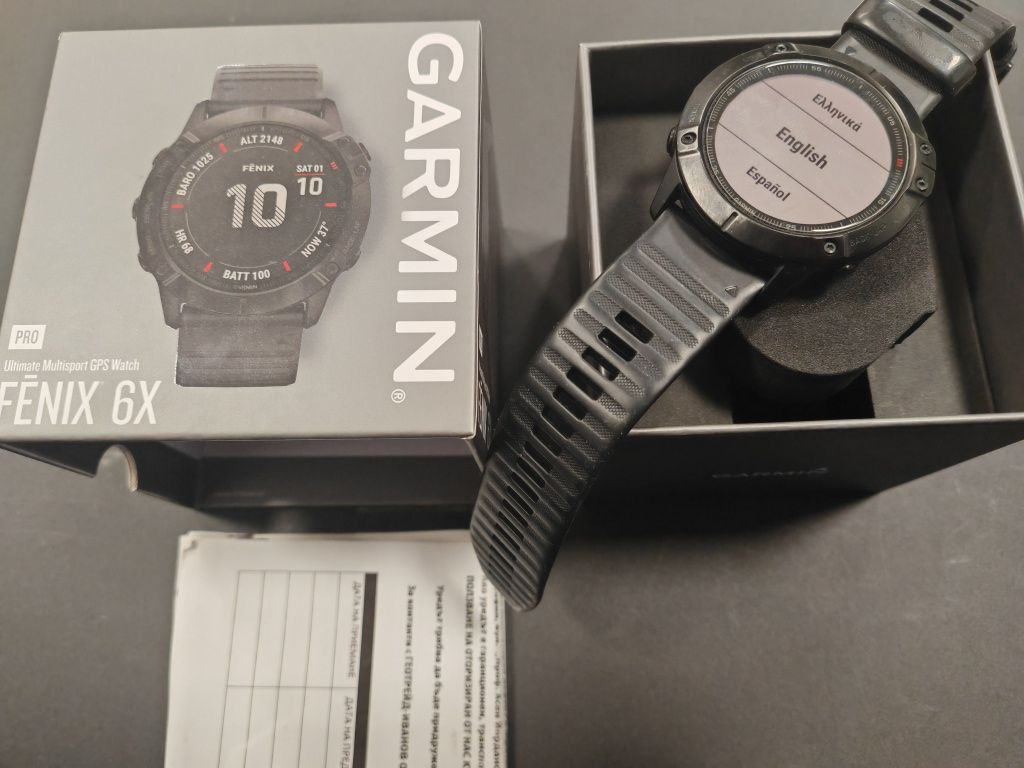 Отличен Garmin Fenix 6x Pro 51mm