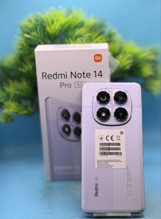 Xiaomi Redmi Note 14 Pro, 8GB RAM, 256GB, 5G, Lavender Purple