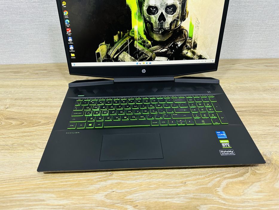 HP Pavilion Gaming Core i5-11Gen+RTX3050Ti Большой 17,3 Дисплей 144Mhz