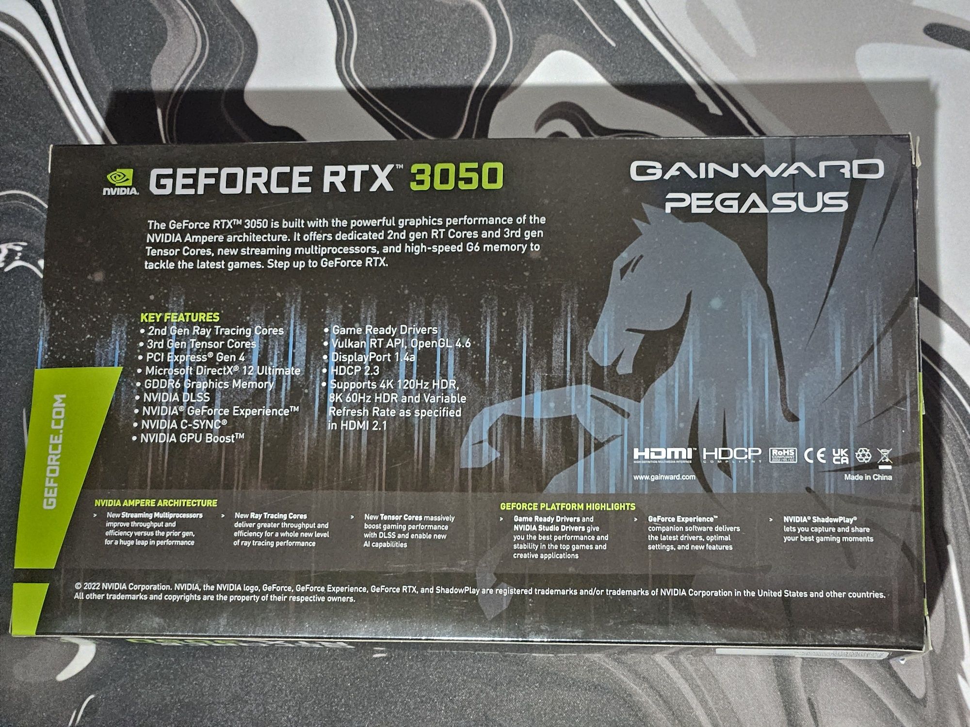 Видеокарта Gainward Pegasus RTX 3050