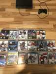Vand PS 3 Slim cu 17 jocuri + o maneta