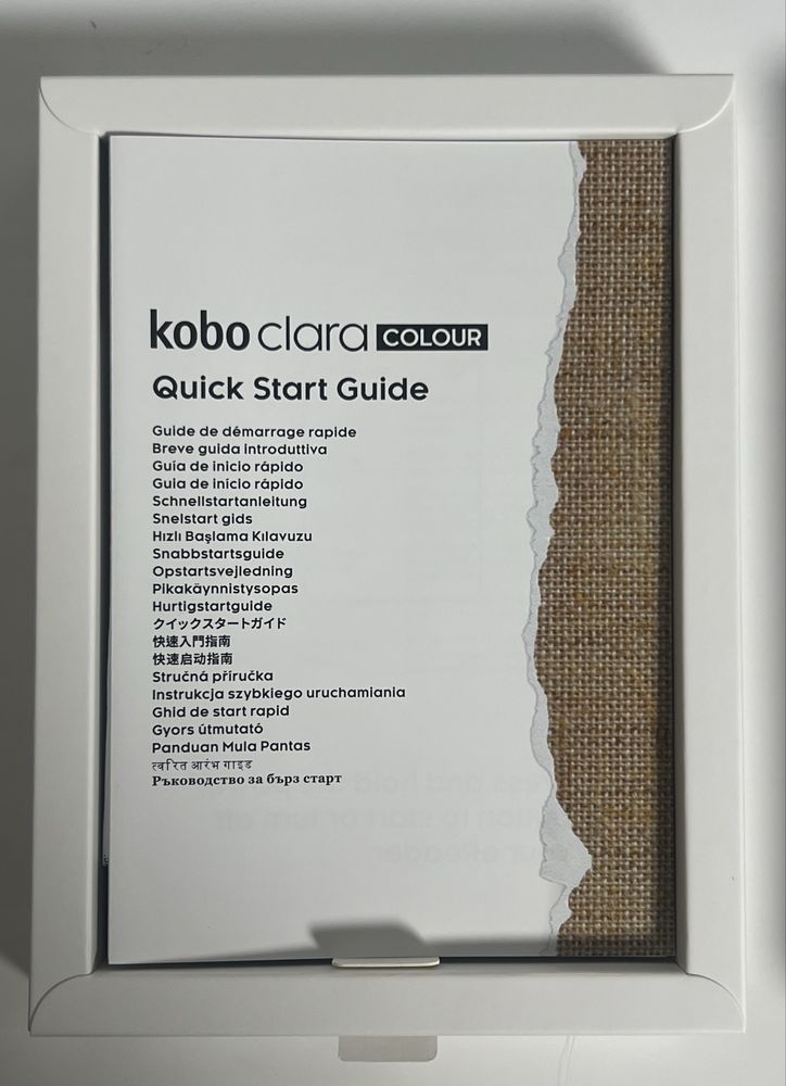Електронен четец Kobo - Clara Colour, 6'', 16GB, черен