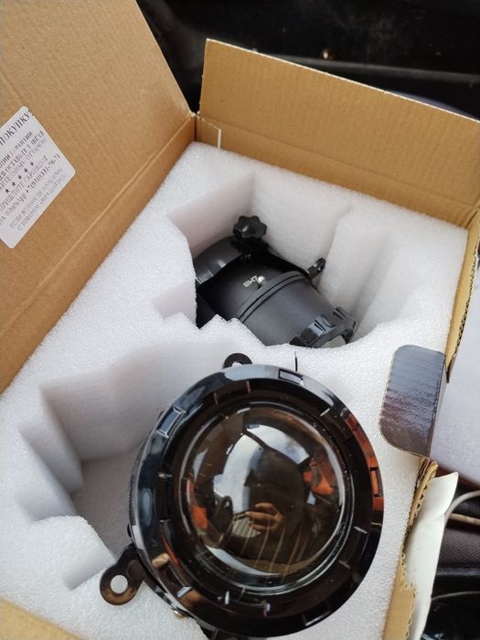 Противотуманные фары ПТФ BI LED приора, гранта, ваз, газель