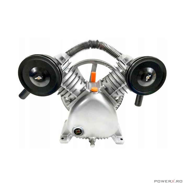 Cap compresor de aer cu 2 cilindri, motor pentru compresor, 4kW