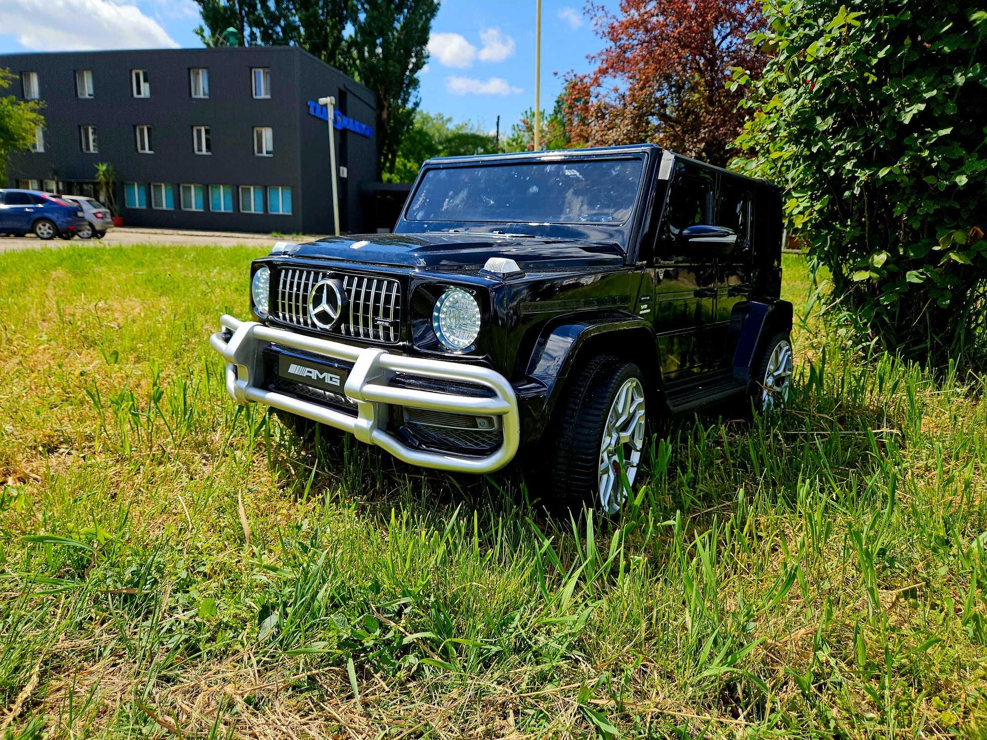 Masinuta Electrica Copii 2-8 Ani Mercedes G63 4x4 cu 2 Loc, Roti Moi