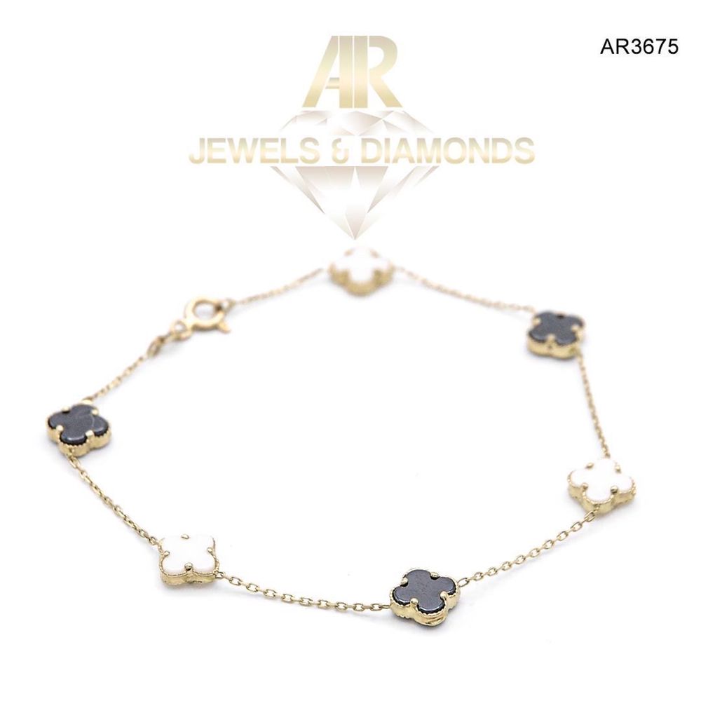 Lantisor Aur 14K model deosebit ARJEWELS(AR3676)