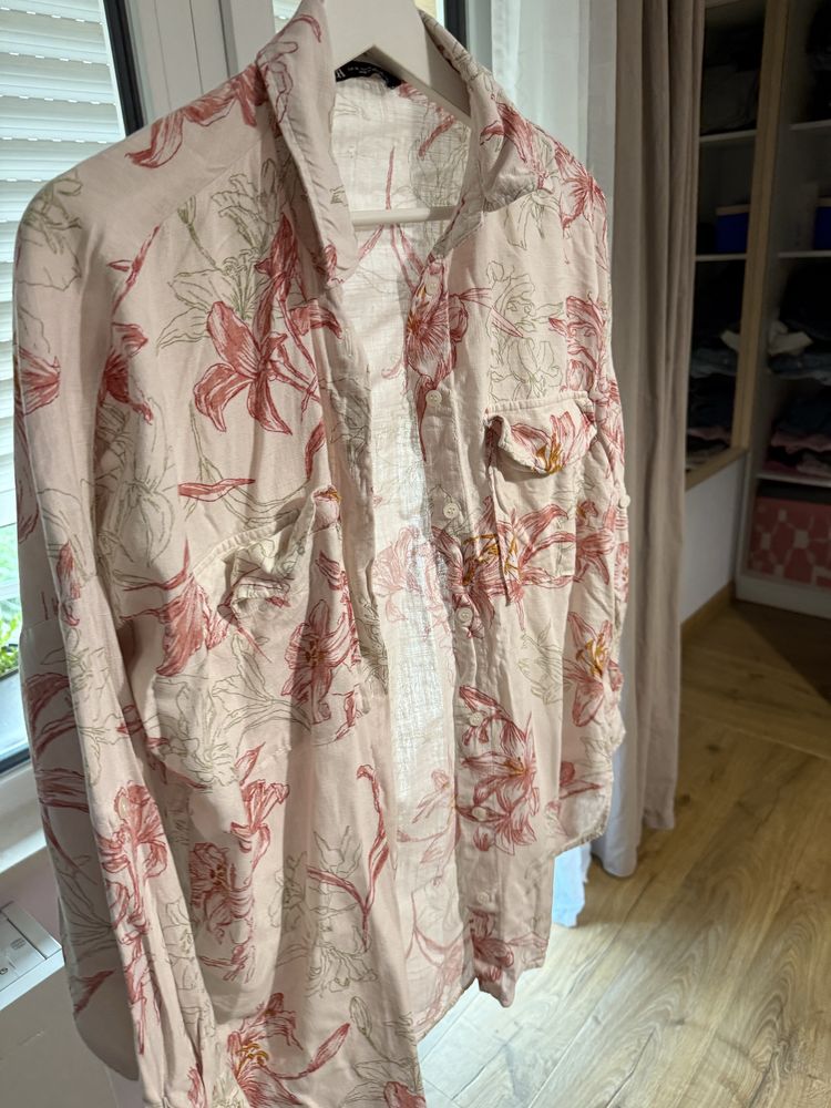 Плажни кимона и ризи Zara лен