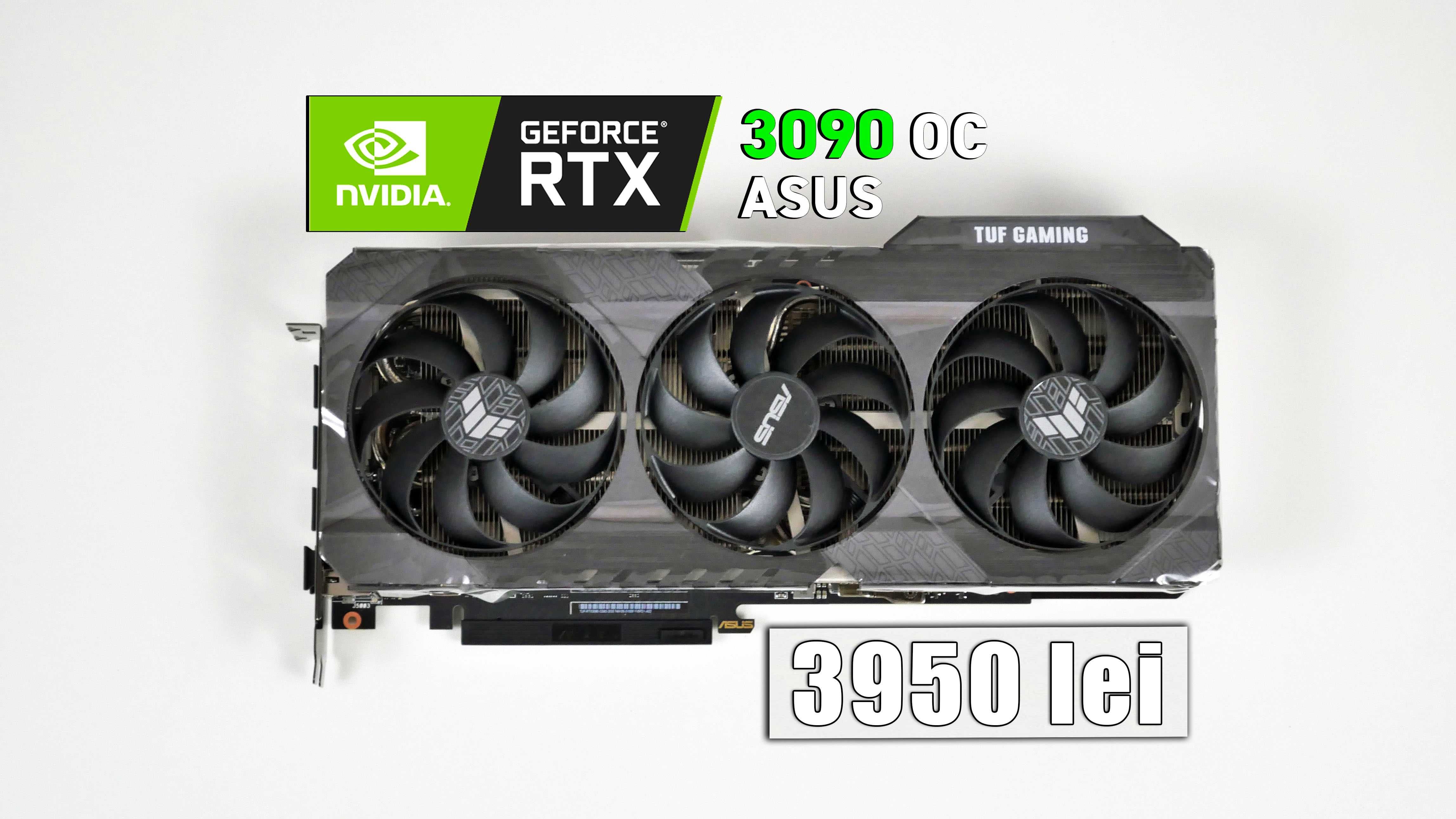 Placa video ASUS GeForce RTX 3090 TUF GAMING OC 24GB GDDR6X 384-bit