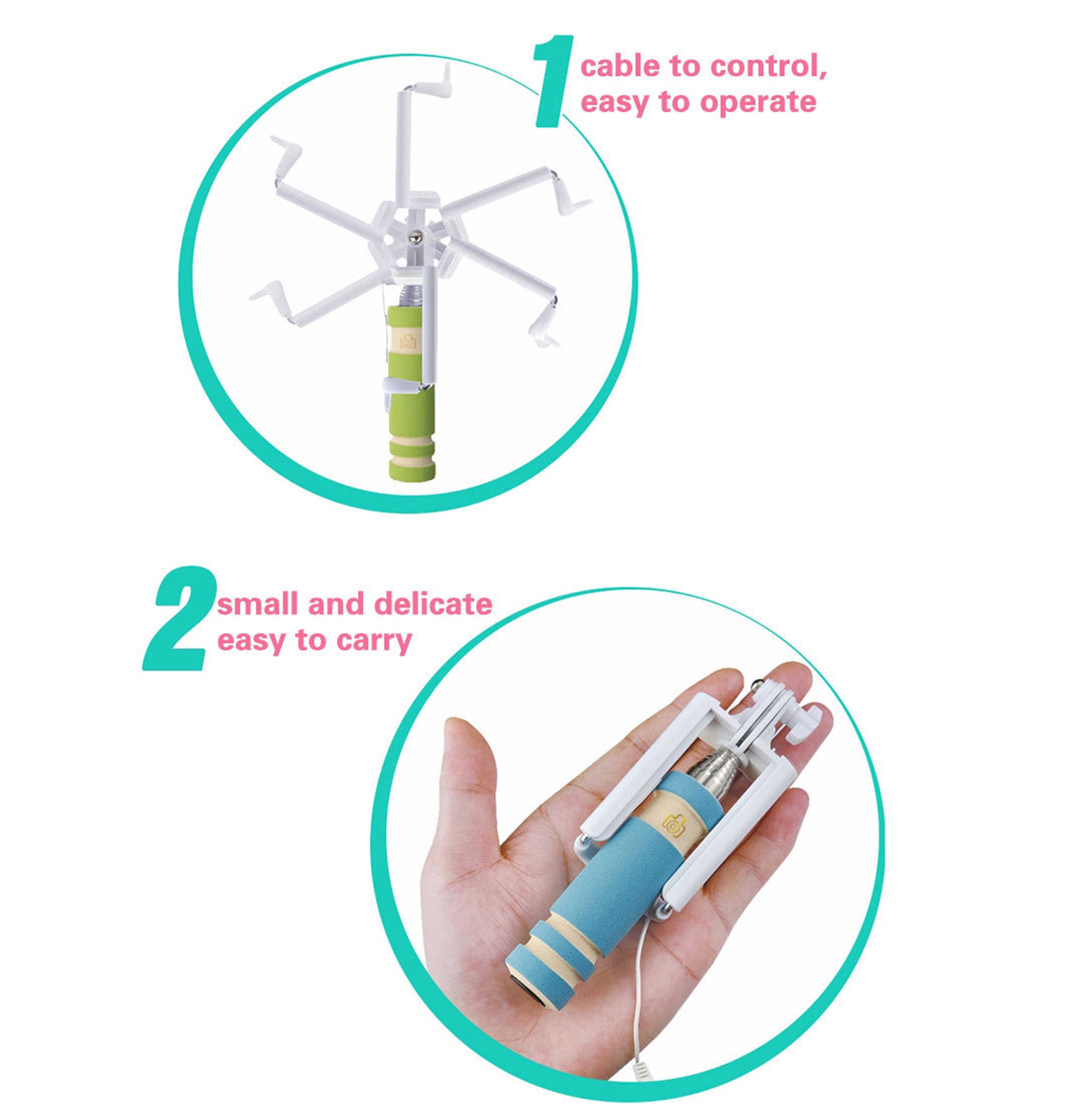 НОВ SELFIE STICK (СЕЛФИ СТИК) Работи с Android и iPhone. Селфи Стикове