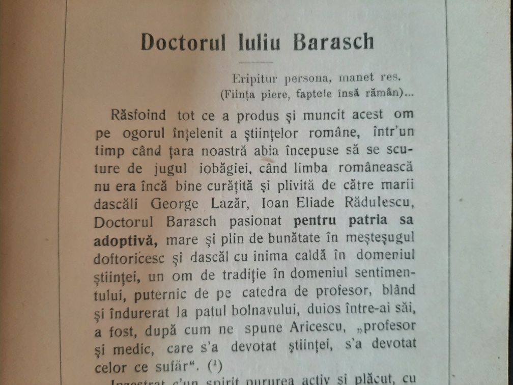 Doctorul Iuliu Barasch (Emil I. Critzman, fără an, aprox. 1920)