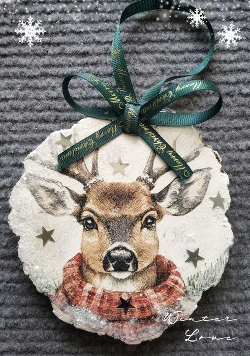 Ръчно изработена коледна декорация