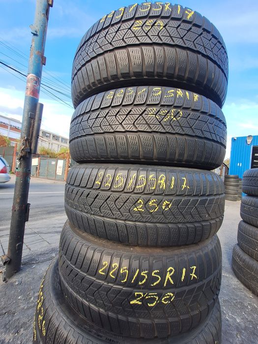 4 anvelope 225/55r17 Pirelli runflat rft Montaj Gratuit