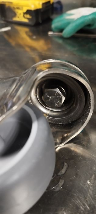 Set 4 roți roda inox