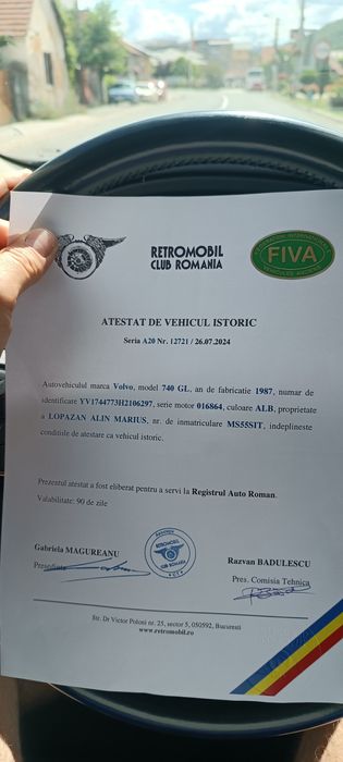 Volvo 740 , vehicul istoric !!!