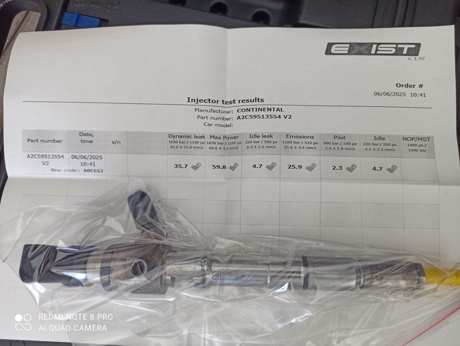 Дюзи Сименс Континентал vw 1.6