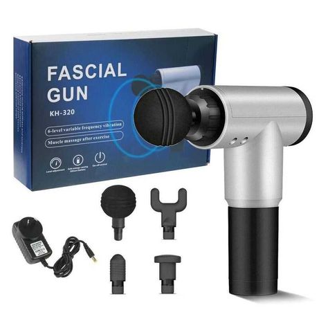 Професионален масажен уред Fascial Gun, Антицелулитен, Вибрации