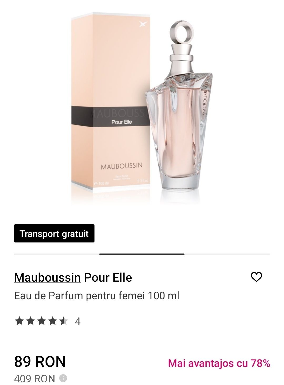 Parfum Mauboussin Pour Elle EDP 100ml